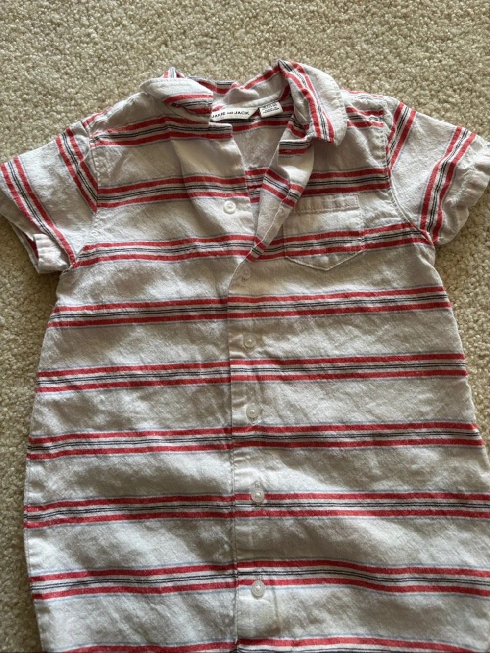Janie and Jack lightweight romper
